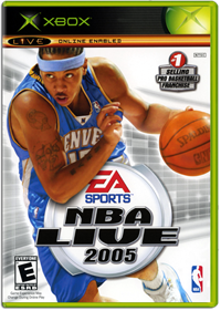 NBA Live 2005 - Box - Front - Reconstructed