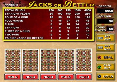 Video Poker & Blackjack - Screenshot - Gameplay Image