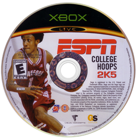 ESPN College Hoops 2K5 - Disc Image