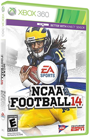 NCAA Football 14 - Box - 3D Image