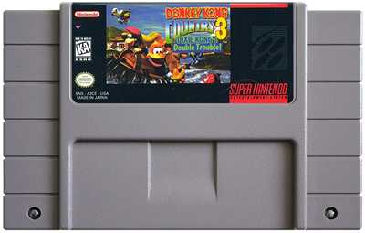 Donkey Kong Country 3: Dixie Kong's Double Trouble! - Fanart - Cart - Front