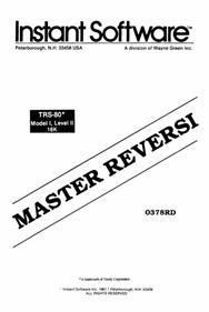 Master Reversi - Box - Front Image