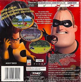 The Incredibles - Box - Back Image