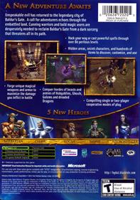 Baldur's Gate: Dark Alliance II - Box - Back Image