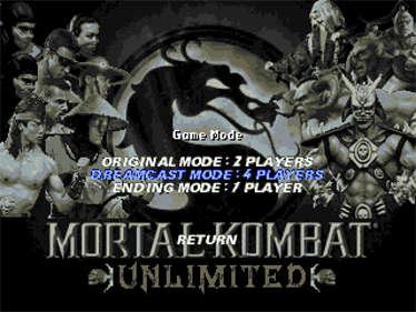 Mortal Kombat Unlimited (X-Mas Edition) - Screenshot - Game Select Image