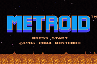 Classic NES Series: Metroid - Screenshot - Game Title Image