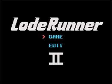 Championship Lode Runner - Screenshot - Game Title Image