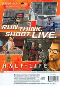 Half-Life - Box - Back Image