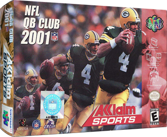NFL QB Club 2001 - Box - 3D Image