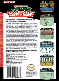 Teenage Mutant Ninja Turtles II: The Arcade Game - Box - Back Image