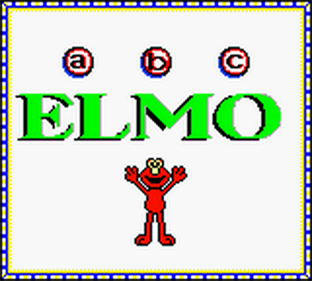 Sesame Street: Elmo's ABCs - Screenshot - Game Title Image
