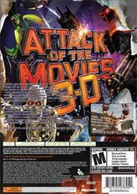 Attack of the Movies 3-D - Box - Back Image