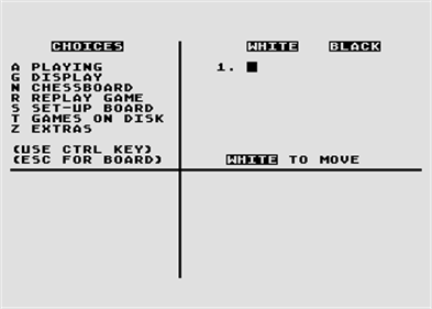 The Chessmaster 2000 - Screenshot - Game Select Image