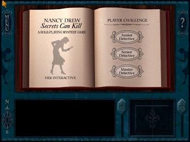 Nancy Drew: Secrets Can Kill - Screenshot - Game Select Image