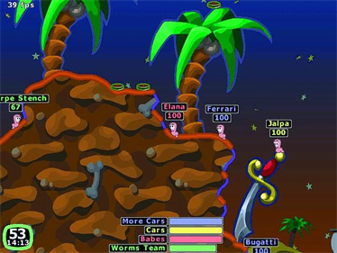 Worms 2 - Screenshot - Gameplay Image