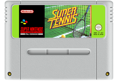 Super Tennis - Fanart - Cart - Front