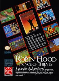 Robin Hood: Prince of Thieves - Advertisement Flyer - Front Image