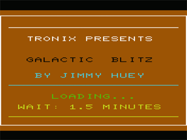 Galactic Blitz - Screenshot - Game Title Image