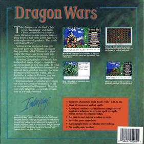 Dragon Wars - Box - Back Image