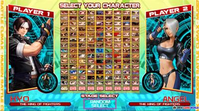 Mugen Battle Climax HD - Screenshot - Game Select Image