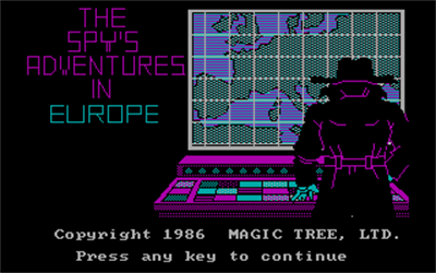 The Spy's Adventures in Europe - Screenshot - Game Title Image