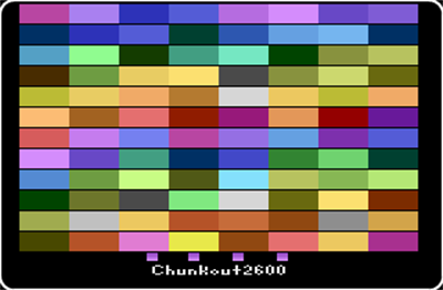Chunkout 2600 - Screenshot - Game Title Image