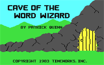 Cave of the Word Wizard - Screenshot - Game Title Image
