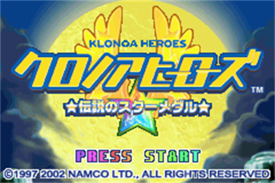 Klonoa Heroes: Densetsu no Star Medal - Screenshot - Game Title Image