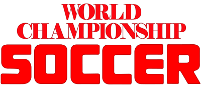 World Championship Soccer - Clear Logo Image