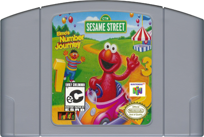 Sesame Street: Elmo's Number Journey - Cart - Front Image