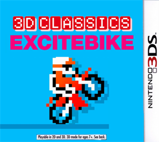 3D Classics: Excitebike - Fanart - Box - Front Image