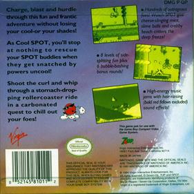 Cool Spot - Box - Back Image