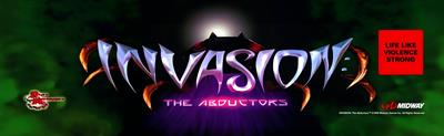 Invasion: The Abductors - Arcade - Marquee Image