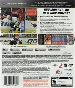 NHL 11 - Box - Back Image