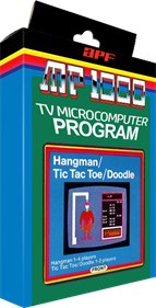 Hangman / Tic-Tac-Toe / Doodle - Box - 3D Image