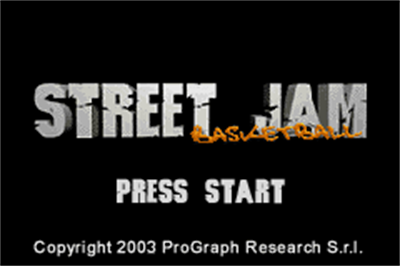 Street Jam Basketball - Screenshot - Game Title Image