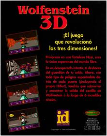 Wolfenstein 3D - Box - Back Image