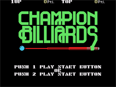 Champion Billiards - Screenshot - Game Title Image