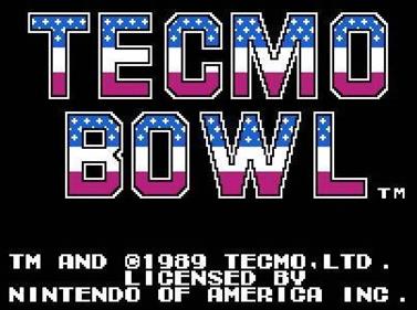 Tecmo Bowl 97 - Screenshot - Game Title Image