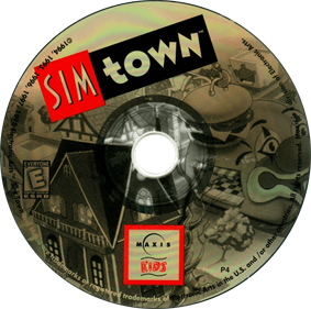 SimTown: The Town You Build Yourself! - Disc Image