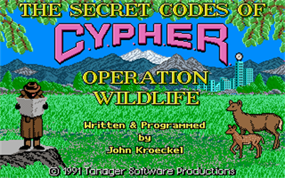 The Secret Codes of C.Y.P.H.E.R.: Operation Wildlife - Screenshot - Game Title Image