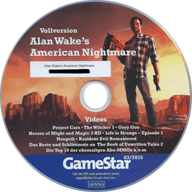 Alan Wake's American Nightmare - Disc Image