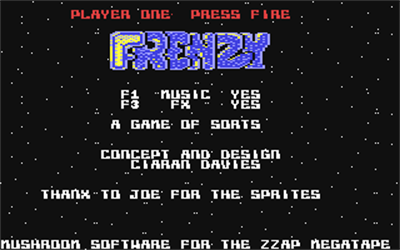 Frenzy (Zzap! 64) - Screenshot - Game Title Image