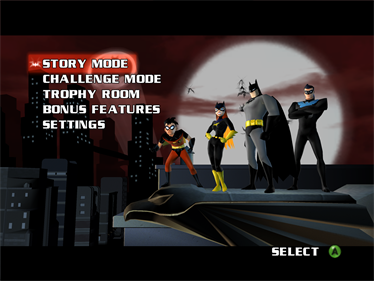 Batman: Rise of Sin Tzu - Screenshot - Game Select Image