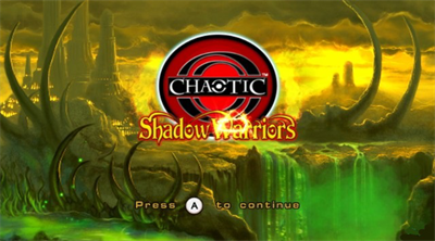 Chaotic: Shadow Warriors - Screenshot - Game Title Image