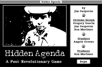 Hidden Agenda - Screenshot - Game Title Image