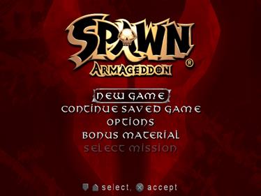 Spawn: Armageddon - Screenshot - Game Select Image