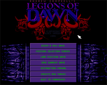 Legions of Dawn - Screenshot - Game Title Image