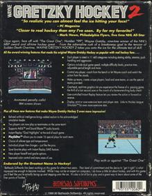 Wayne Gretzky Hockey 2 - Box - Back Image