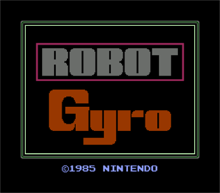 Gyromite - Screenshot - Game Title Image